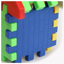 48PCS Children Puzzle Plastic Letter Building Blocks House Toy
