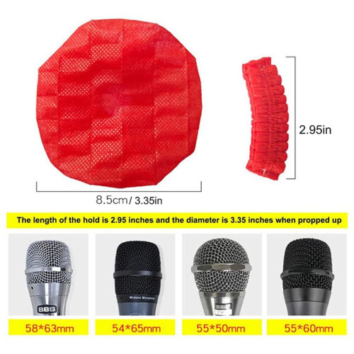 Copri Microfono Monouso Da 1200 Pezzi, Parabrezza Per Microfono Portatile (Colori Misti) 1