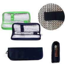 5X Insulin Cooler Travel Case Diabetic Medication Organizer Cooler Bag Green