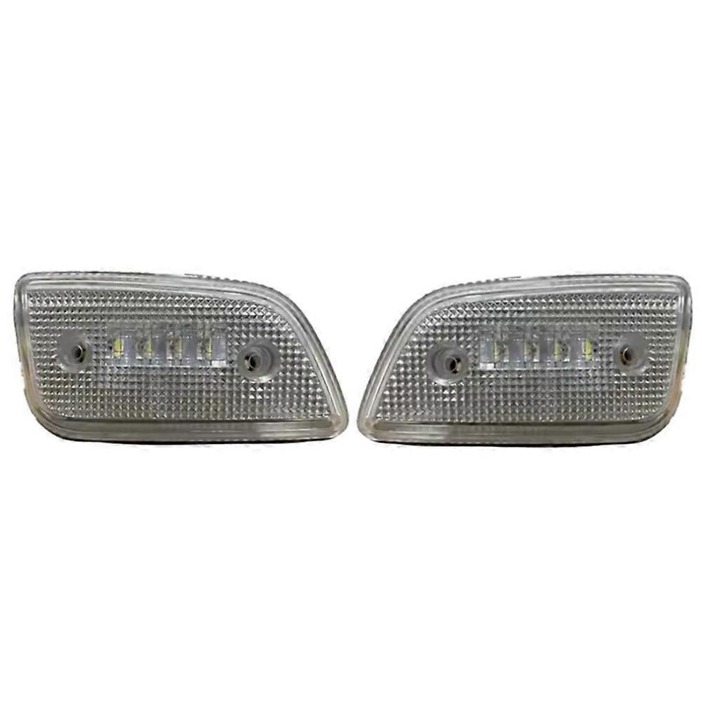 1 Pair Of 24V Actros Mp4 Mp5 Antos Led Sun Visor Lights Led Sun Visor Lights A9608203456 Compatible With Mercedes White 9450876634471