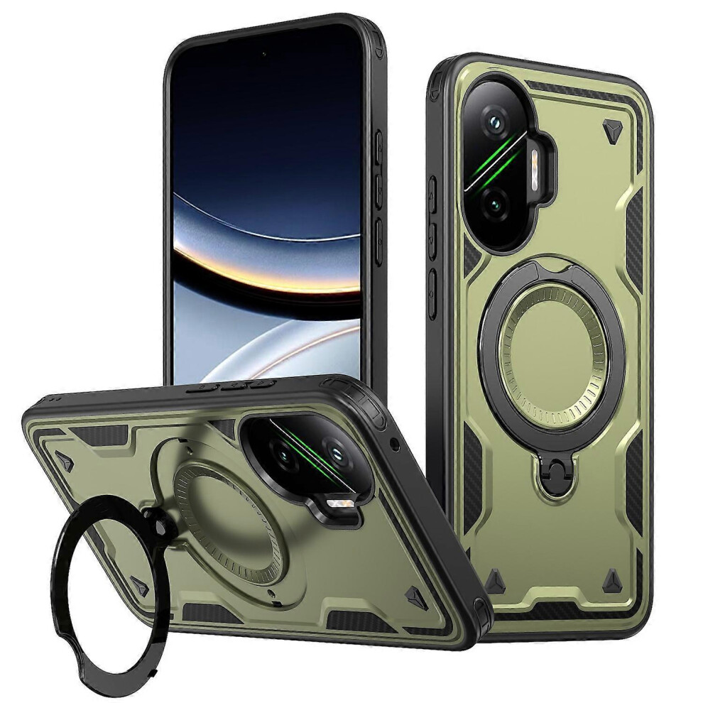 Magsafe Compatible Military-Grade Protective Pc Tpu Phone Case, Compatible With Xiaomi Poco F7 5G And Redmi Turbo 4 Pro 5G 9450876634280