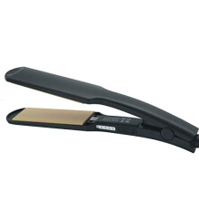 Hair Straightener Flat Iron with LED Display, Dual Voltage Ceramic Ionic, Fast Heating Black