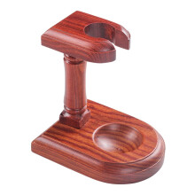 Red Sandalwood Pipe Stand Wooden Single Pipe Display Rack Detachable Retro Design Gift for Men (Color1)