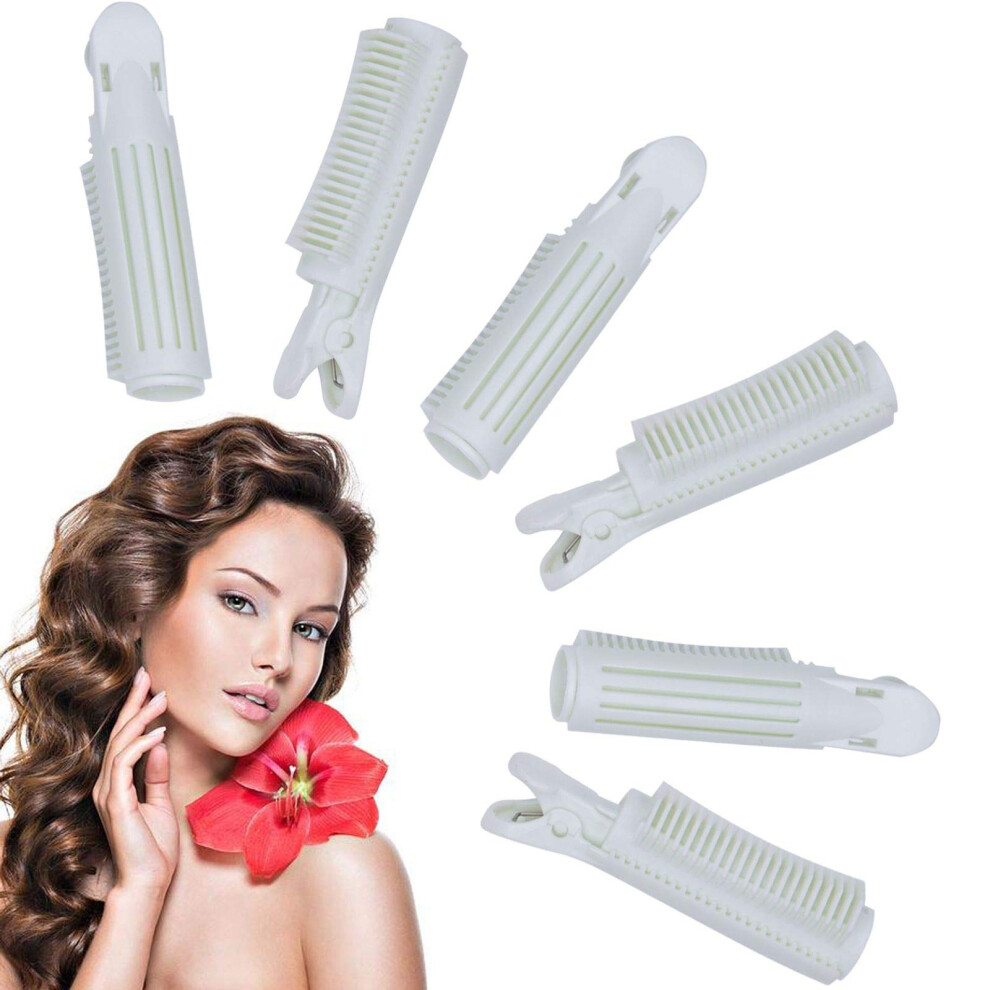 Hair Root Volumizing Clip Set, Instant Fluffy Lift Self Grip Styling Tool for Bangs and Crown, Green 6Pcs