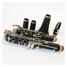 Bb Clarinet 17 Keys Nickel Plated Bakelite Body for Beginners