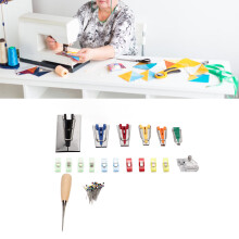 Bias Tape Tool Kit 6 Sizes (6mm-50mm) Sewing Supplies in Plastic Box