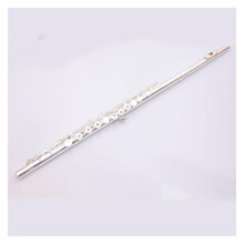 C Key Open Hole Flute Silver Plated Copper Nickel 17 Key Design for Beginners and Students