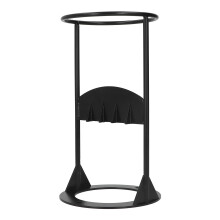 Schwarzer Mini-Holzsplittgerät – 15x15x28cm, 13,5cm Durchmesser, Sicher & Robuste