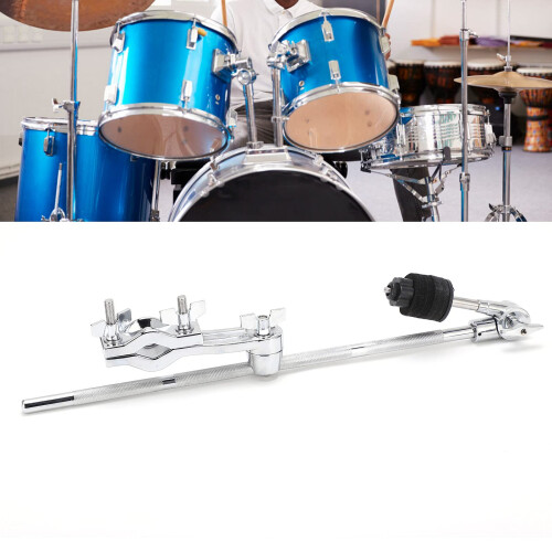 Adjustable Drum Clamp with Felt Pad, Secure Cymbal Arm Mount for Drum Kit Extension 2