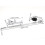 Adjustable Drum Clamp with Felt Pad, Secure Cymbal Arm Mount for Drum Kit Extension 5