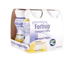Fortisip Compact Fibre Vanilla 125ml Pack of 4