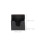 4Pièces Porte Microphone Mural Multiusage Adhésif Noir En PVC 2