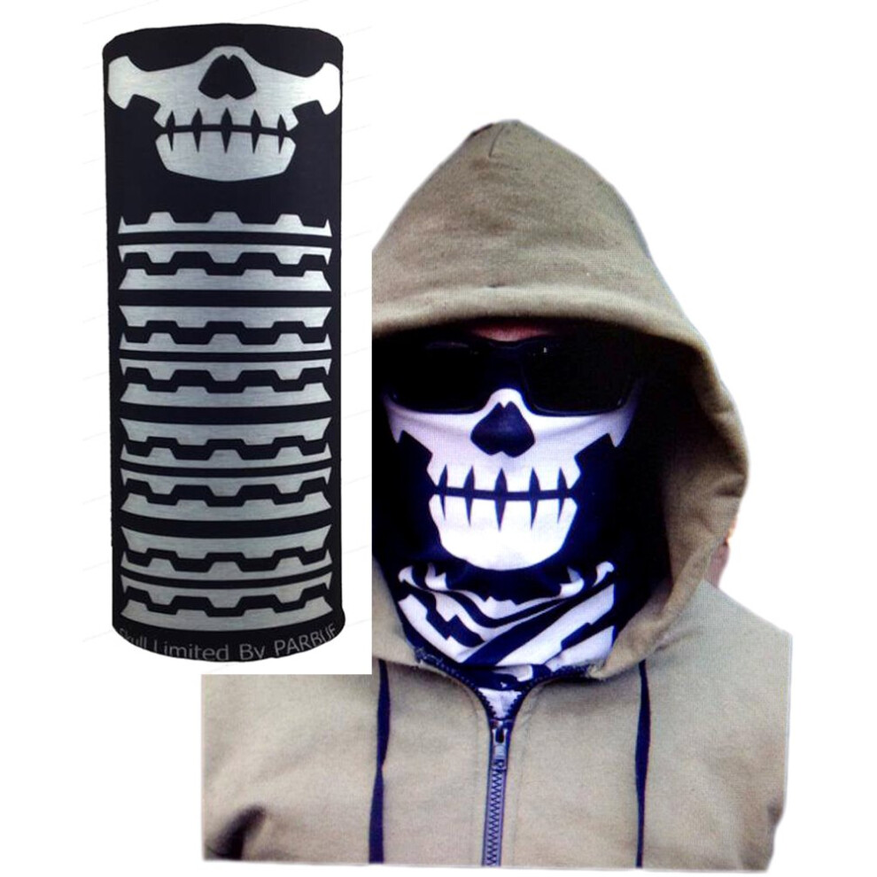 Uv Protection Face Mask Tactical Skull Neck Gaiter Breathable Multiway Outdoor Headwear 9053599958536