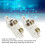 5pcs Quick Terminal Blocks T Type Copper Joint 60A 0.5-6mm² 9