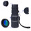 16x52 Black Monocular Telescope, Handheld 52mm, Compact 6in Size 10