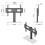 32-55" Wall Mount TV Mount Bracket TV Stand with Column 3