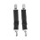 Sheet Straps Black 2pcs Adjustable Bed Sheet Holder Clips with Flexible Elastic for Easy Bedding 1