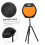 Electronic Drum Practice Pad with LCD Display and Builtin Metronome Stand for Beginners 3