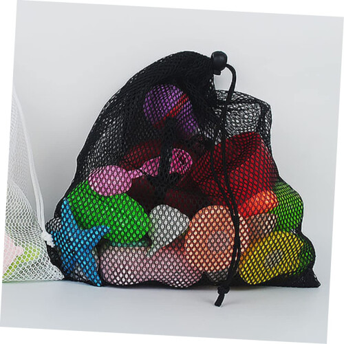 Mesh Drawstring Bags 5 Pack for Golf Accessories Lightweight Polyester Travel Pouches 1