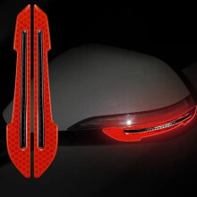 Car Bumper Reflective Stickers Red