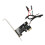 PCIE X1 Power Reset Switch Card - Remote Control for Desktop PC 10