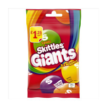Skittles Giant Vegan Chewy Sweet 116g (Pack of 14)
