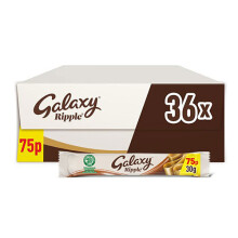 Galaxy Ripple Milk Chocolate Bar 30g (Pack of 36)