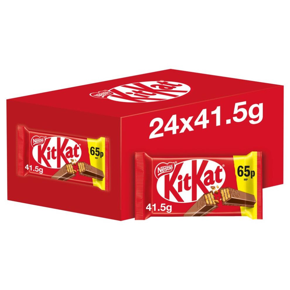 Kitkat Kit Kat Milk Chocolate Bar 41.5G (Pack Of 24)