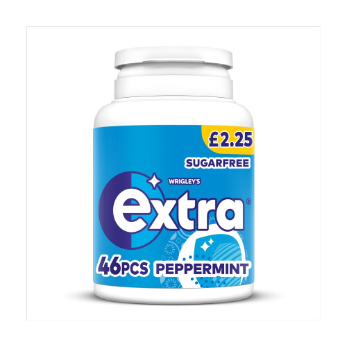 Extra Peppermint Chewing Gum 46 Pieces (Pack of 6)
