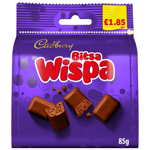 Cadbury Cadbury Bitsa Wispa Chocolate 85 g (Pack of 10)