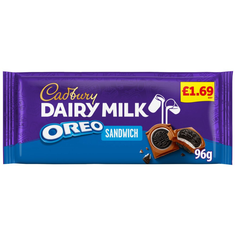 Cadbury Dairy Milk Oreo Chocolate 96G (Packof 15)