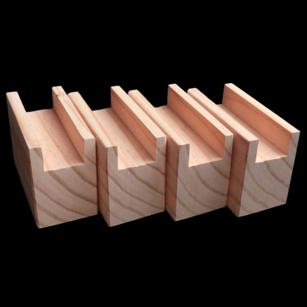 Wood Bed Risers Heavy Duty 4Pcs Adjustable Furniture Risers For Sofa Table 10Cm Height Lift Set 9045646675404