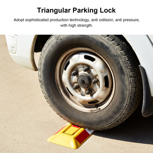 Triangular Cold Rolled Steel Parking Lock, High Strength, Thickened 2