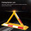 Triangular Cold Rolled Steel Parking Lock, High Strength, Thickened 10