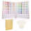 Nail Color Display Chart with 216Slot Numbered Tips, Foldable Swatch Organizer with Armrest 2