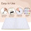 Nail Color Display Chart with 216Slot Numbered Tips, Foldable Swatch Organizer with Armrest 4