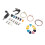 Guitar Accessory Kit 3 Set with Metal Strings Capo Picks Winder 6