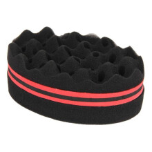 Afro Curl Sponge Double Sided Twist Hair Brush for Quick Curls and Natural Texture Styling