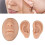 Silicone Ear & Nose Practice Model - Medium Skin, 9.3x6.8cm 1