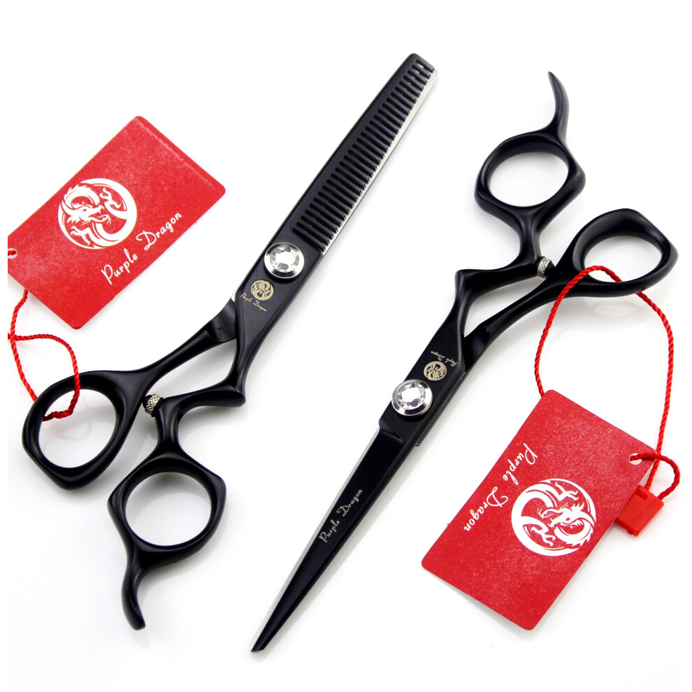 6.0 inch Hair Cutting and Thinning Scissors Set JP440C Professional Barber Shears with Bag