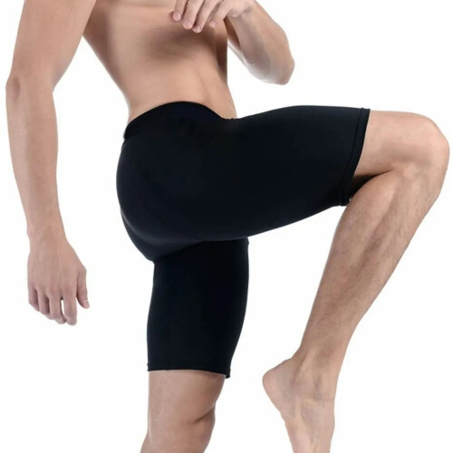 Supportive Black Sports Shorts Men
