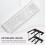 MultiTier Acrylic Keyboard Stand Black Ergonomic Display Holder for Mechanical Keyboards 3