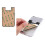 Phone Card Holder Adhesive Wallet, Fried Chicken Drumstick Leather Stick On for iPhone Android 4