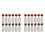 24 Sets 12 MM Billard Pool Queue Spitzen Messing Schrauben Ersatz Spitzen mit Pool Queue Ferrule für Snooker Pool Queues 1