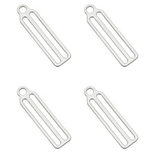 4X Scuba Diving Tech Diving Sidemount BCD Fixing Buckle Rope Retainer for 2Inch Webbing Diving Accessories