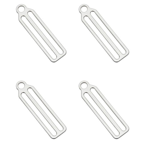 4X Scuba Diving Tech Diving Sidemount BCD Fixing Buckle Rope Retainer for 2Inch Webbing Diving Accessories