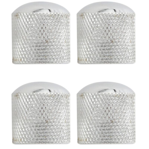 16X Guitar Dome Control Knobs for  Tele Replacement, Silver