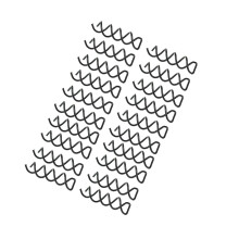 Spin Hair Pins 20pcs Black Spiral Bobby Pins for Buns Secure Grip Easy Twist Updo Styling