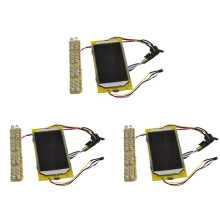 3X WyśWietlacz 36V Skuter Elektryczny Ekran LCD 8 Cali Akcesoria Zamienne do Skutera Elektrycznego Nadaje Się do S1 S2 S3