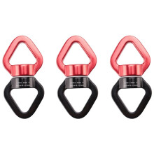 3X Outdoor Universal Wheel Rotation Linker 360-Degree Rotating Shaft 3000 Kg Red&Black